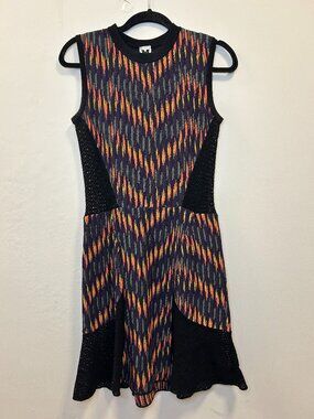 M Missoni Printed Knee-Length Dress Size M